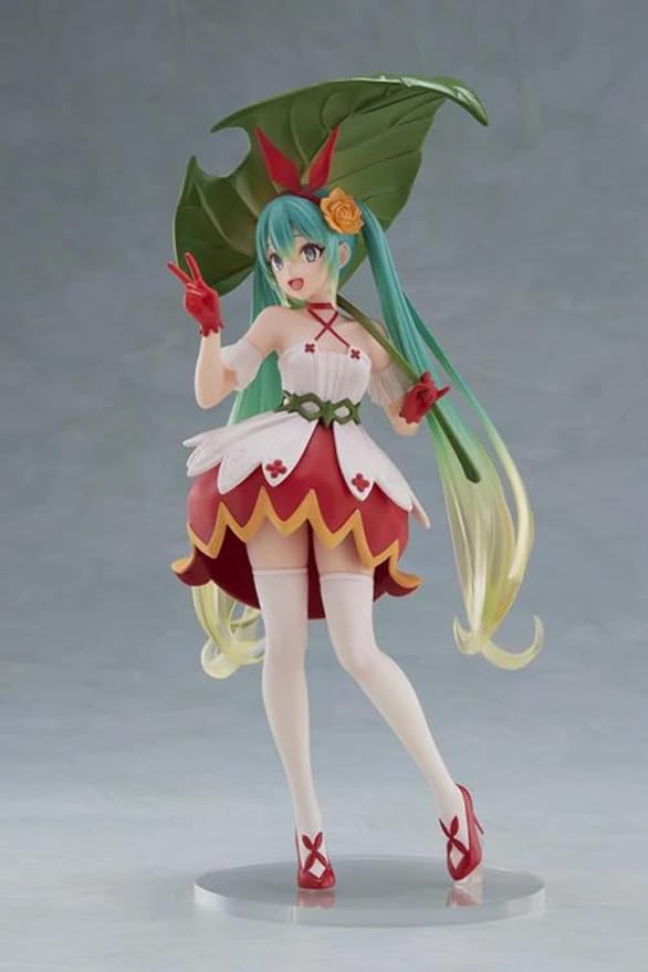 Taito Prize Hatsune Miku Wonderland PVC Hatsune Miku Thumbelina Statue 18cm - Figurio