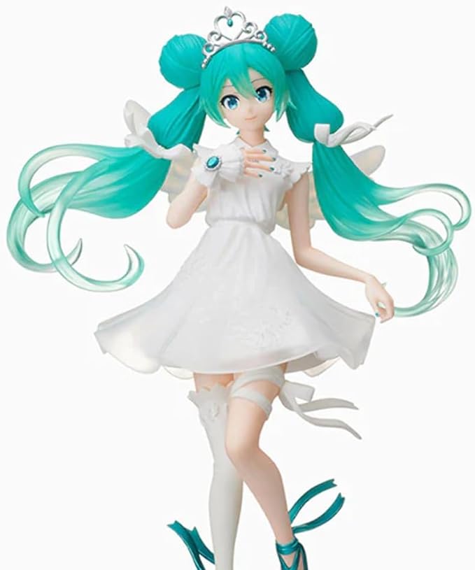 SEGA - Hatsune Miku Series SPM Statue - Hatsune Miku 15th Anniversary Kei Ver., Black - Figurio