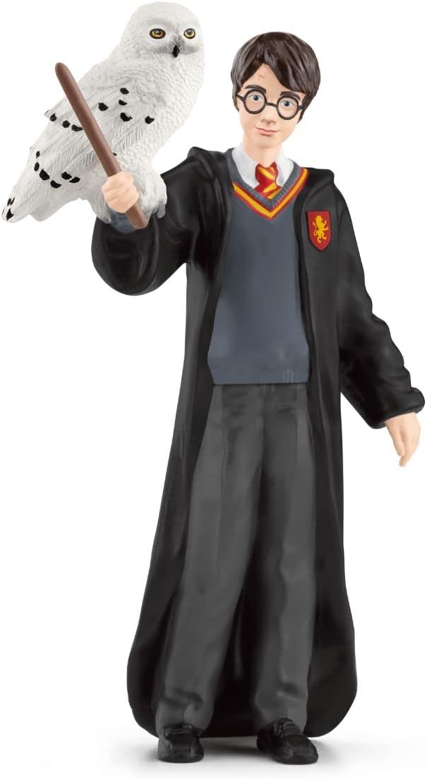 Schleich Wizarding World of Harry Potter 2-Piece Set with Harry Potter & Hedwig Collectible Figurines for Kids Ages 6+ - Figurio