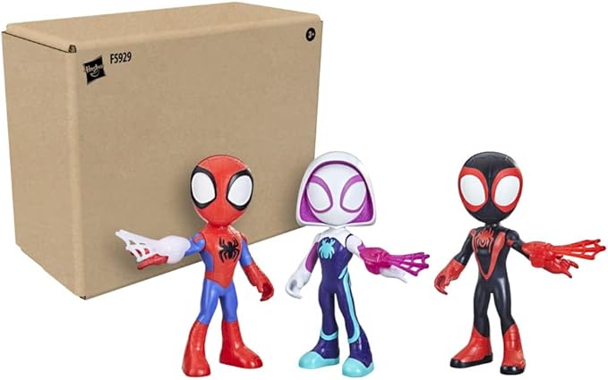 Spidey and his Amazing Friends Supersized Hero Multipack, 3 Large Action Figures, Marvel Preschool Super Hero Toy, Ages 3 and Up, 9 Inches (Amazon Exclusive) - Figurio