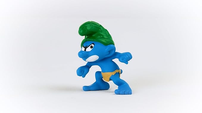 Schleich Smurfs, Collectible Retro Toys and Figurines for All Ages, Wild Smurf Figure - Figurio