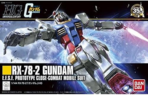 Bandai Hobby HGUC RX-78-2 Gundam Revive Model Kit, 1/144 Scale (BAN196716) - Figurio