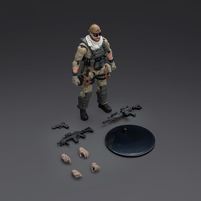 JOYTOY 1/18 Action Figures U.S.Army Delta Assault Squad-Support Gunner Collection Models Christmas Birthday Gifts - Figurio