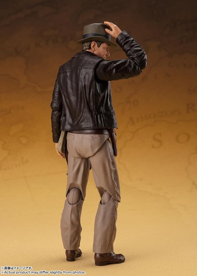 BANDAI SPIRITS S.H. Figuarts Indiana Jones (Raders/Lost Arc Holy Ark), Approx. 5.9 inches (150 mm), ABS & PVC, Painted Action Figure - Figurio