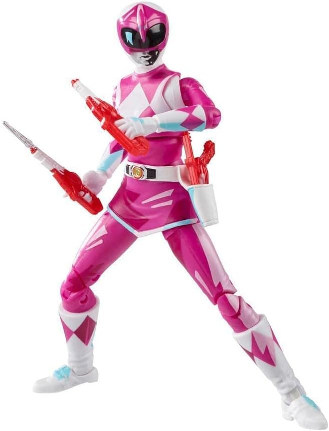 Power Rangers Lightning Collection Mighty Morphin Pink Ranger Cel-Shaded Edition - Figurio