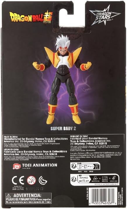 Dragon Ball Super - Dragon Stars - Super Baby 2, 6.5" Action Figure - Figurio