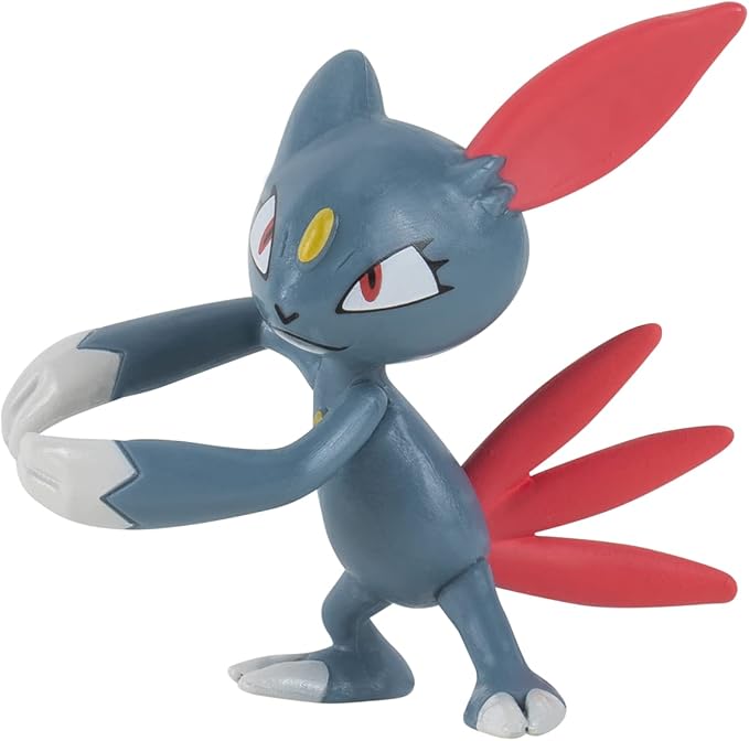 Pokèmon Pokemon PKW0179 3 Pack-Features 2 Bulbasaur, Sneasel & 3-Inch Glaceon Battle Figures-Authentic Details, Multi - Figurio