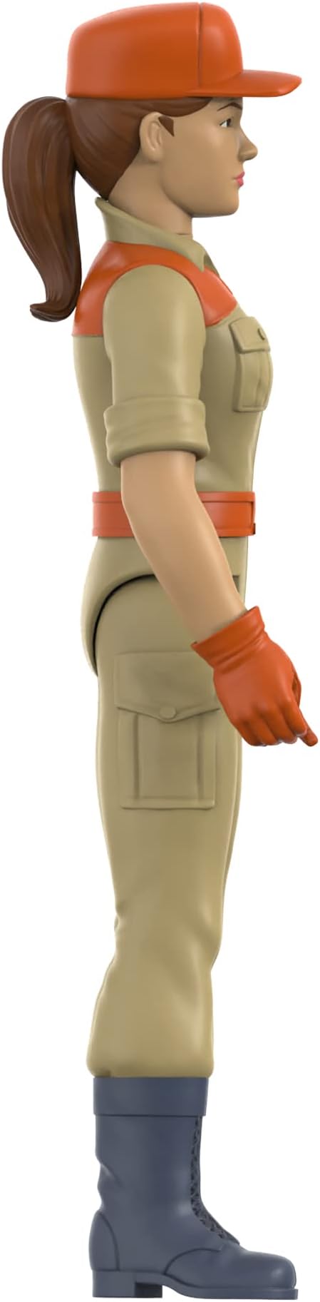 Super7 G.I. Joe Female Combat Engineer Ponytail Hair (Tan) 3.75 in ReAction Figure Classic Collectibles and Retro Toys - Figurio