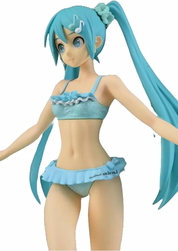 Sega Project Diva Arcade Future Tone Hatsune Miku Super Premium Action Figure Gradation Resort, 8.2" - Figurio