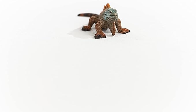 Schleich Wild Life Animal Toy for Boys and Girls Ages 3+, Iguana, Multicolor, 1.1 inch - Figurio