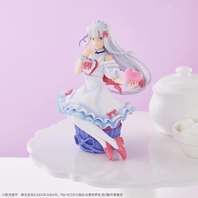 Ichibansho Figure - Re:Zero - Starting Life in Another World - Emilia (Sweet Happy Life!), Bandai Spirits Collectible Statue - Figurio