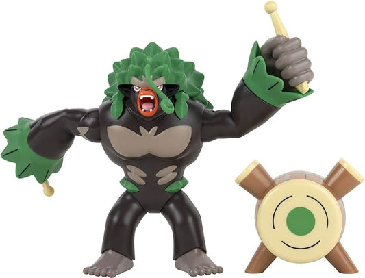 Pokémon Pokemon Rillaboom Epic Battle Figure, 12-Inch - Epic Scale, Fully Articulated - Authentic Details - Toys for Kids Fans - Figurio