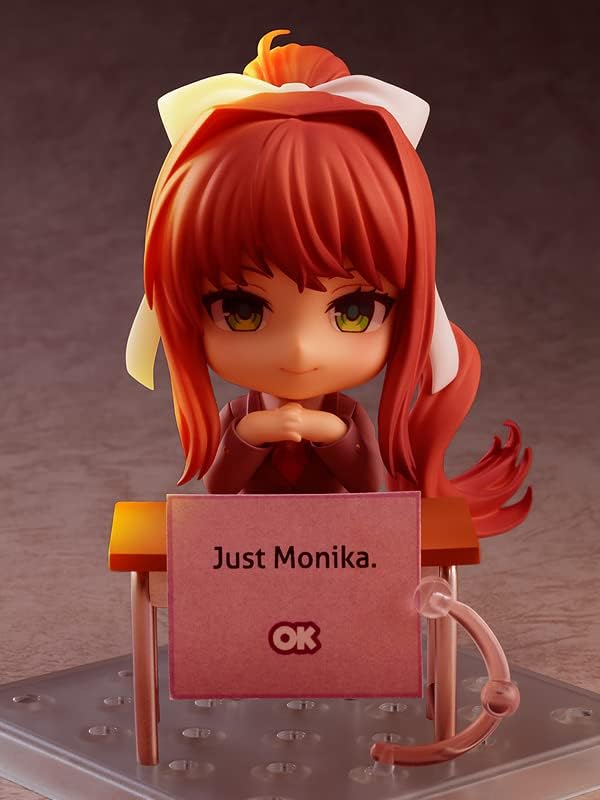 Good Smile Doki Doki Literature Club!: Monika Nendoroid Action Figure, Multicolor - Figurio