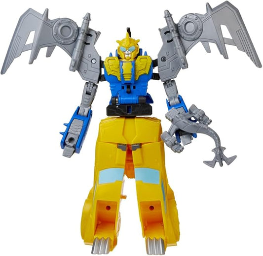 Transformers Bumblebee Cyberverse Adventures Dinobots Unite Toys Dino Combiners Bumbleswoop 2-Pack Action Figures, Ages 6 and Up, 4.5-inch - Figurio