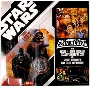 Star Wars Coin Album and Darth Vader Figure 3 3/4" - Figurio