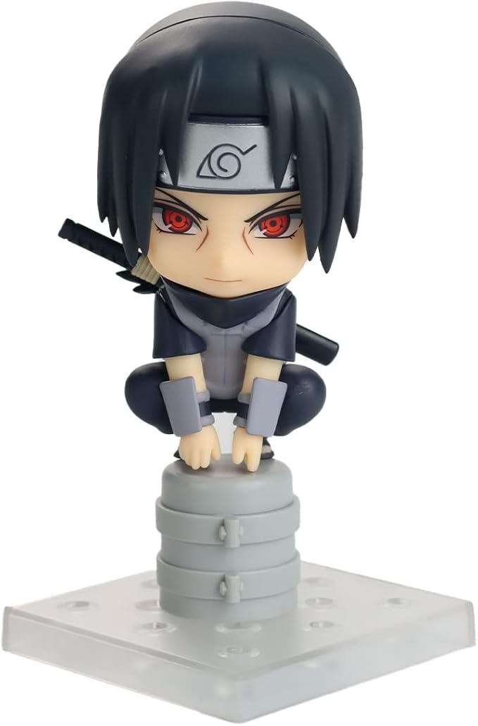 Good Smile Naruto Shippuden: Itachi Uchiha (Black Ops Version) Nendoroid Action Figure Multicolor - Figurio