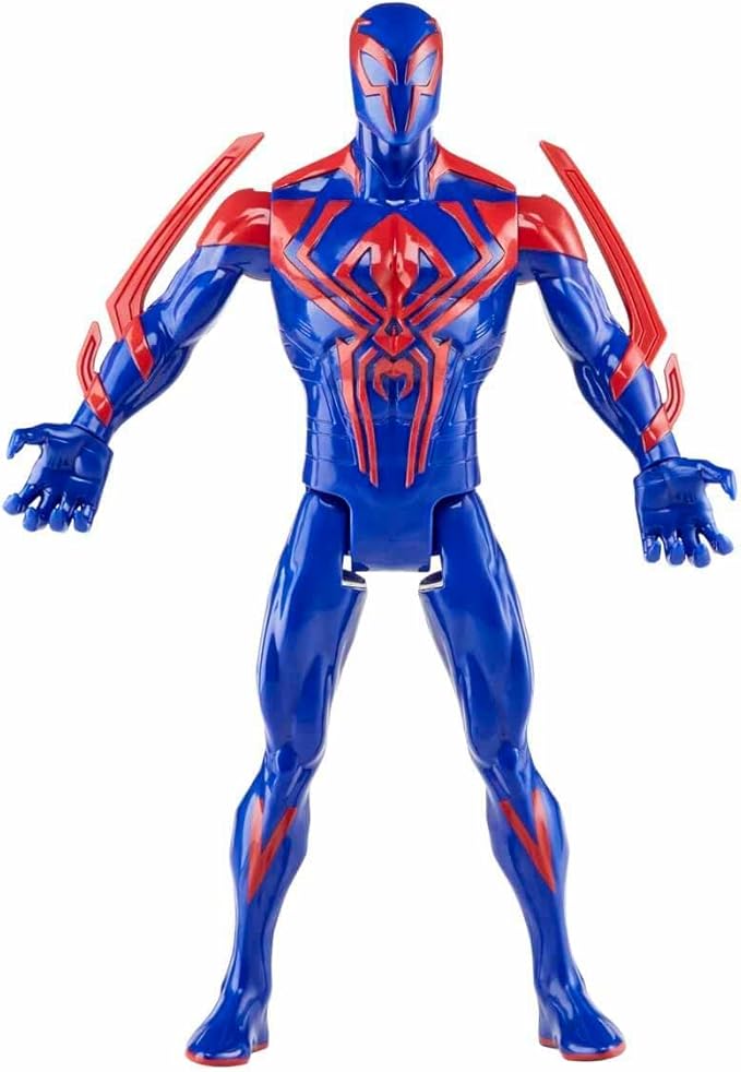 Marvel Spider-Man: Across The Spider-Verse Titan Hero Series Spider-Man 2099 Toy, 12-Inch-Scale Deluxe Figure, Toys for Kids Ages 4 and Up - Figurio