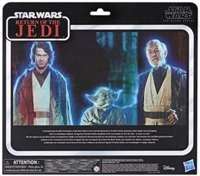 Star Wars The Black Series Force Ghosts Pack of 3 Figures Figure 4 Years+ - Figurio