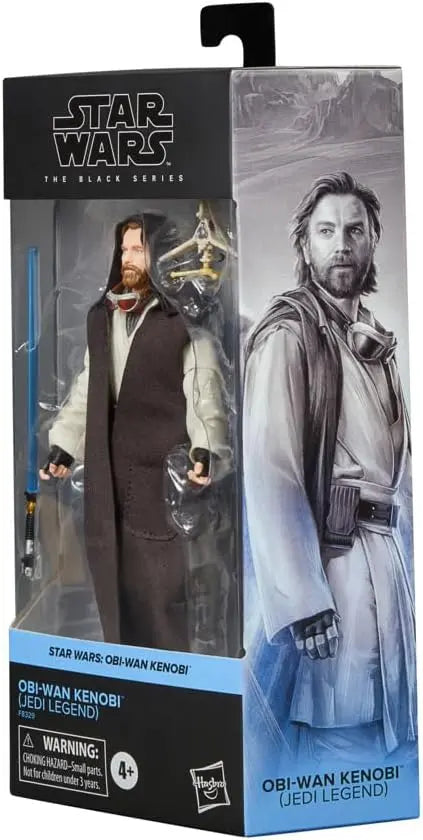 Star Wars: Obi-Wan Kenobi Black Series Obi-Wan Kenobi Exclusive Action Figure [Jedi Legend] - Figurio