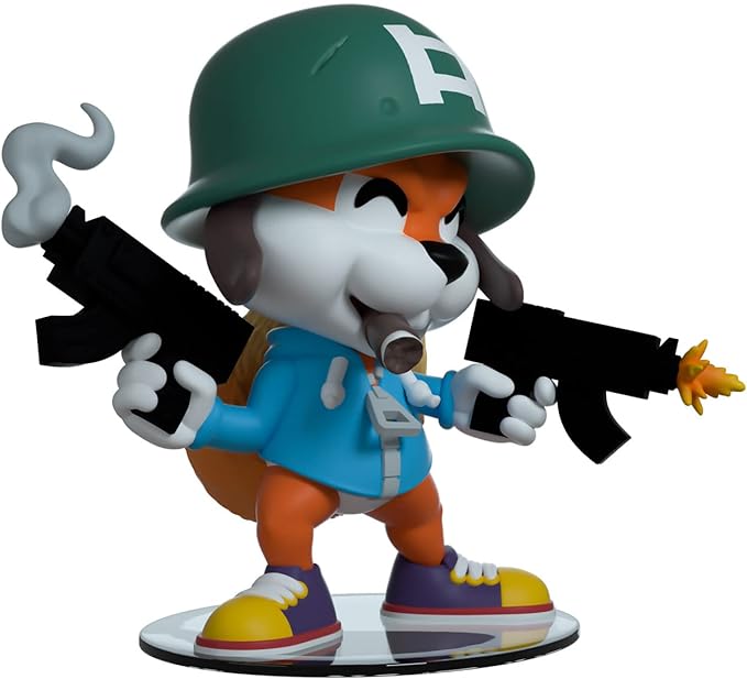 Youtooz Soldier Conker 3.9" Vinyl Figure, Official Licensed Collectible from Conkers Bad Fur Day Video Game, by Youtooz Conkers Bad Fur Day Collection - Figurio