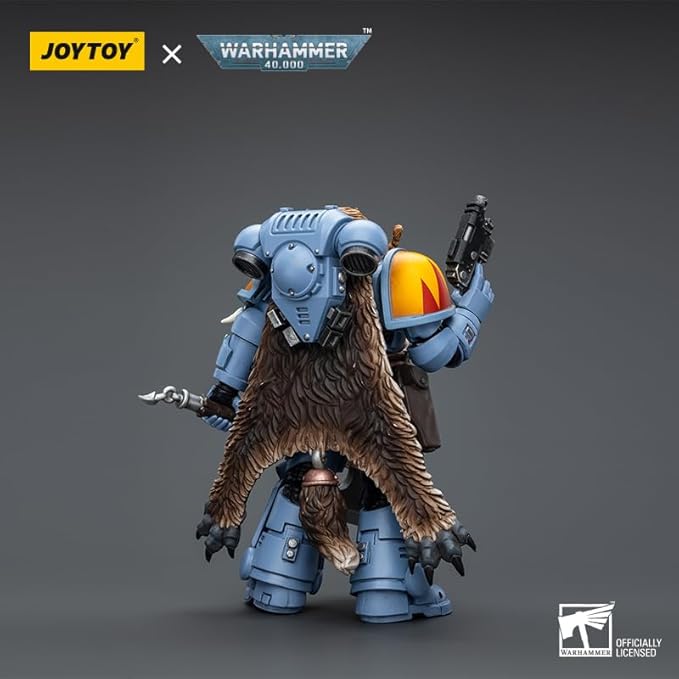 JOYTOY 1/18 Action Figure Warhammer 40,000 Space Marines Space Wolves Claw Pack Pack Leader Logan Ghostwolf 4.6inch Collectible Action Figures Kits - Figurio