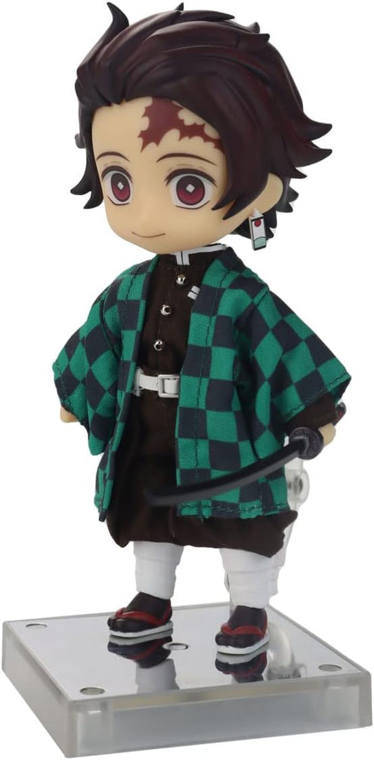 Good Smile Demon Slayer: Kimetsu no Yaiba: Tanjiro Kamado Nendoroid Doll Action Figure, Multicolor - Figurio