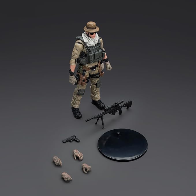 JOYTOY 1/18 Action Figures U.S.Army Delta Assault Squad Sniper Collection Models Christmas Birthday Gifts - Figurio