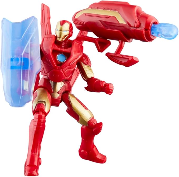 Marvel Epic Hero Series Battle Gear Iron Man Action Figure, 4-Inch, Avengers Super Hero Toys for Kids Ages 4 and Up - Figurio