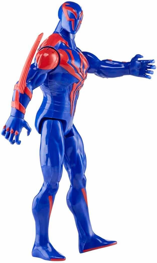 Marvel Spider-Man: Across The Spider-Verse Titan Hero Series Spider-Man 2099 Toy, 12-Inch-Scale Deluxe Figure, Toys for Kids Ages 4 and Up - Figurio