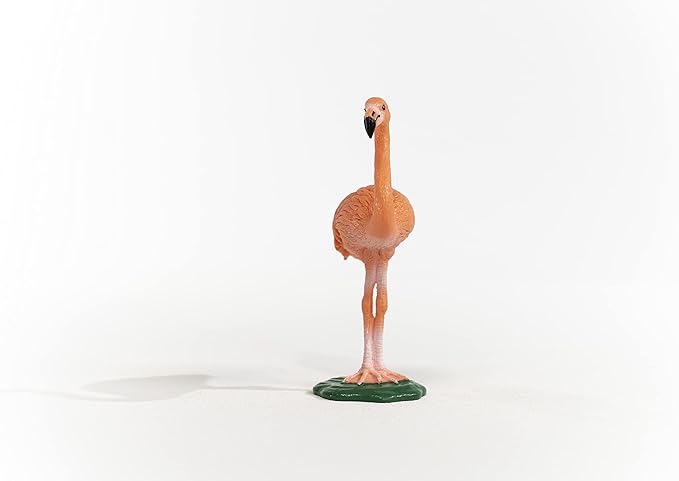 Schleich Wild Life, Bird Animal Toys for Boys and Girls 3 and above, Pink Flamingo Toy Figurine - Figurio