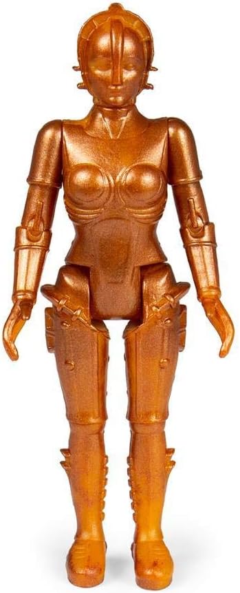 SUPER7 Metropolis Gold Maria Reaction Figure 3.75" - Figurio