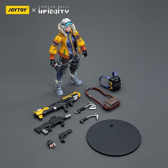 JOYTOY 1/18 Action Figures Oktavia Grimsdottir lcebreaker's Harpooner Collection Models (4 inch) - Figurio