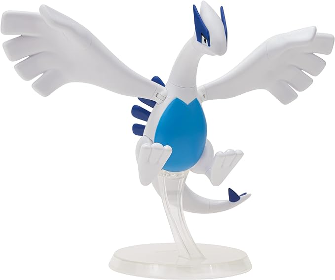 Pokémon Lugia Epic Battle Figure - 12-Inch Articulated Epic Battle Figure with Flight Stand - Figurio