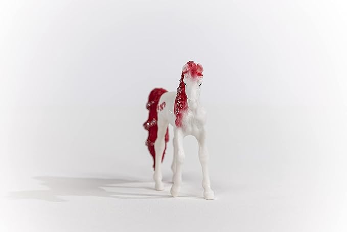 Schleich bayala, Collectible Unicorn Toy Figure for Girls and Boys, Candy Cane Unicorn Figurine (Dessert Series), Ages 5+, 6.3 inch - Figurio