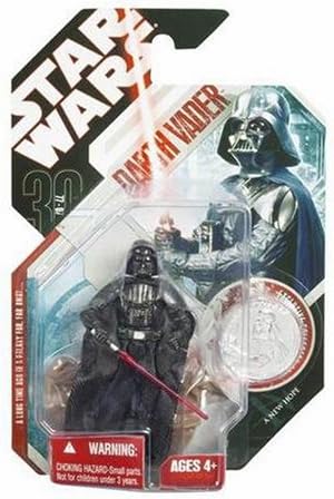 Hasbro Star Wars 30th Anniversary - A New Hope - DARTH VADER ® Action Figure with Plastic Collector Coin #16 - Figurio