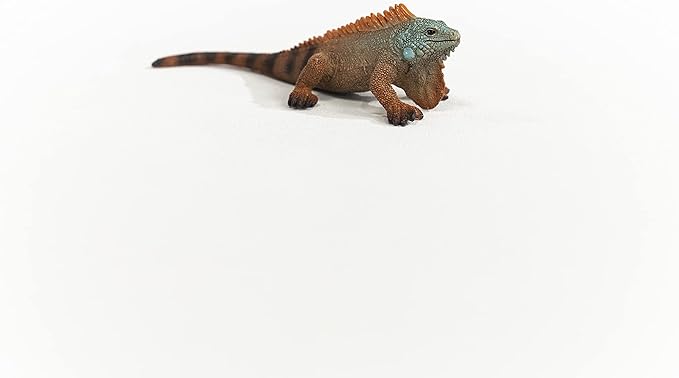 Schleich Wild Life Animal Toy for Boys and Girls Ages 3+, Iguana, Multicolor, 1.1 inch - Figurio