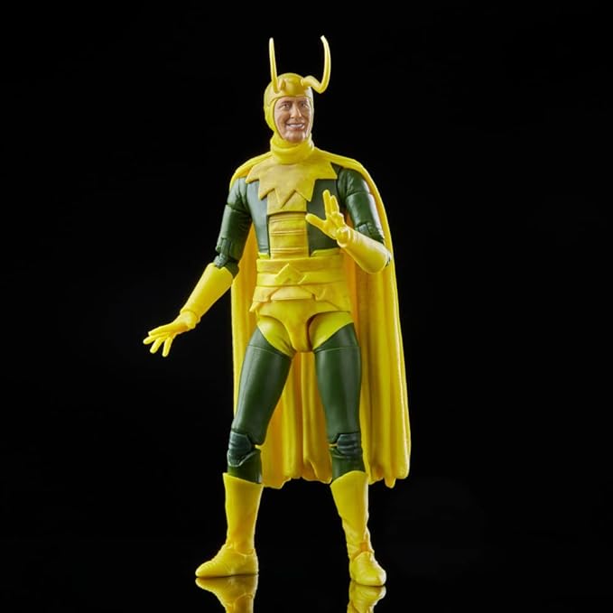 Marvel Legends Series MCU Disney Plus Classic Loki Action Figure 6-inch Collectible Toy, 5 Accessories and 1 Build-A-Figure Part - Figurio