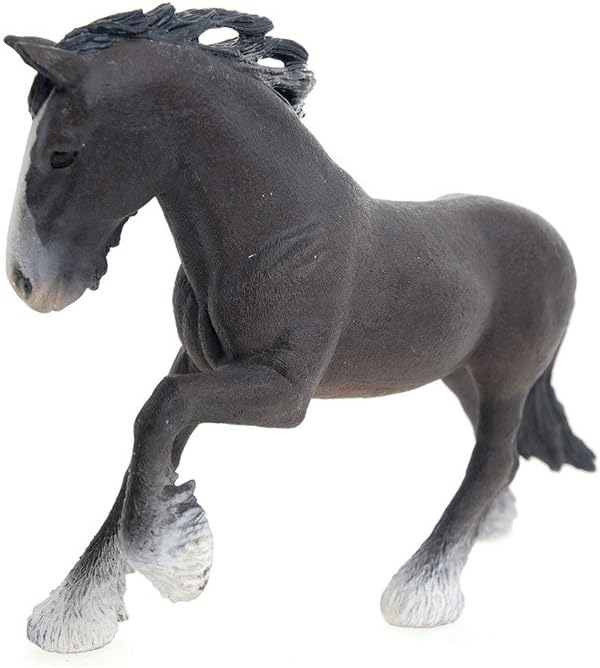 Schleich Shire Stallion Toy Figure - Figurio