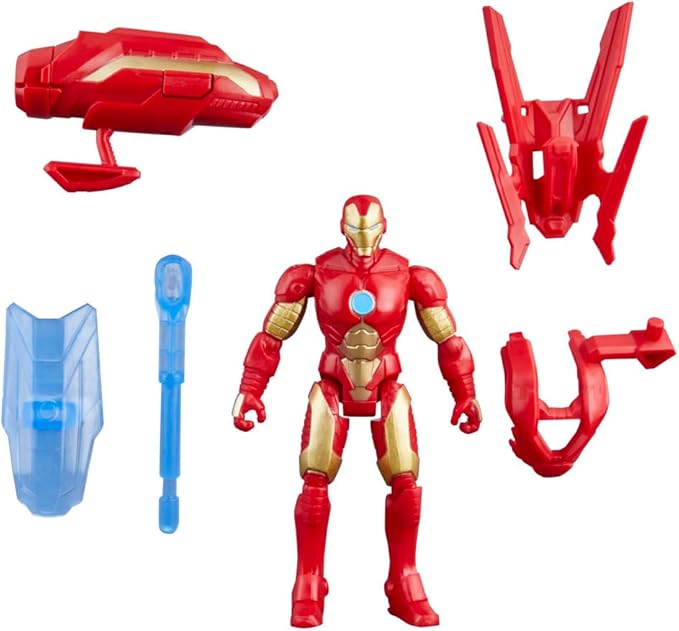 Marvel Epic Hero Series Battle Gear Iron Man Action Figure, 4-Inch, Avengers Super Hero Toys for Kids Ages 4 and Up - Figurio