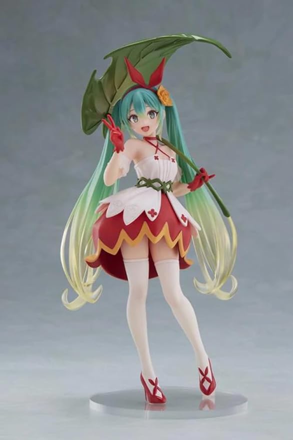 Taito Prize Hatsune Miku Wonderland PVC Hatsune Miku Thumbelina Statue 18cm - Figurio