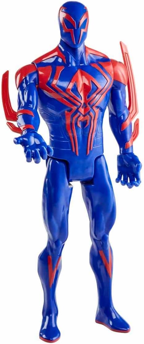 Marvel Spider-Man: Across The Spider-Verse Titan Hero Series Spider-Man 2099 Toy, 12-Inch-Scale Deluxe Figure, Toys for Kids Ages 4 and Up - Figurio