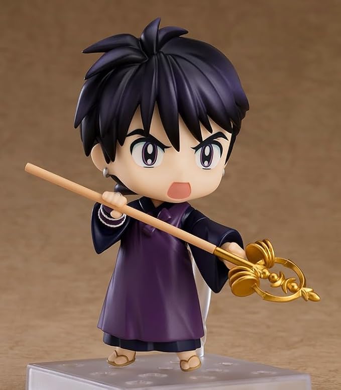 Good Smile Inuyasha: Miroku Nendoroid Action Figure, Multicolor - Figurio