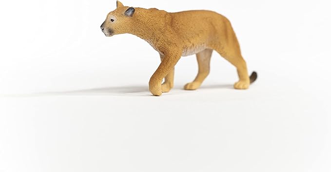 Schleich Wild Life, North American Woodland Wild Animal Toys for Kids, Cougar Toy Figurine, Ages 3+ - Figurio