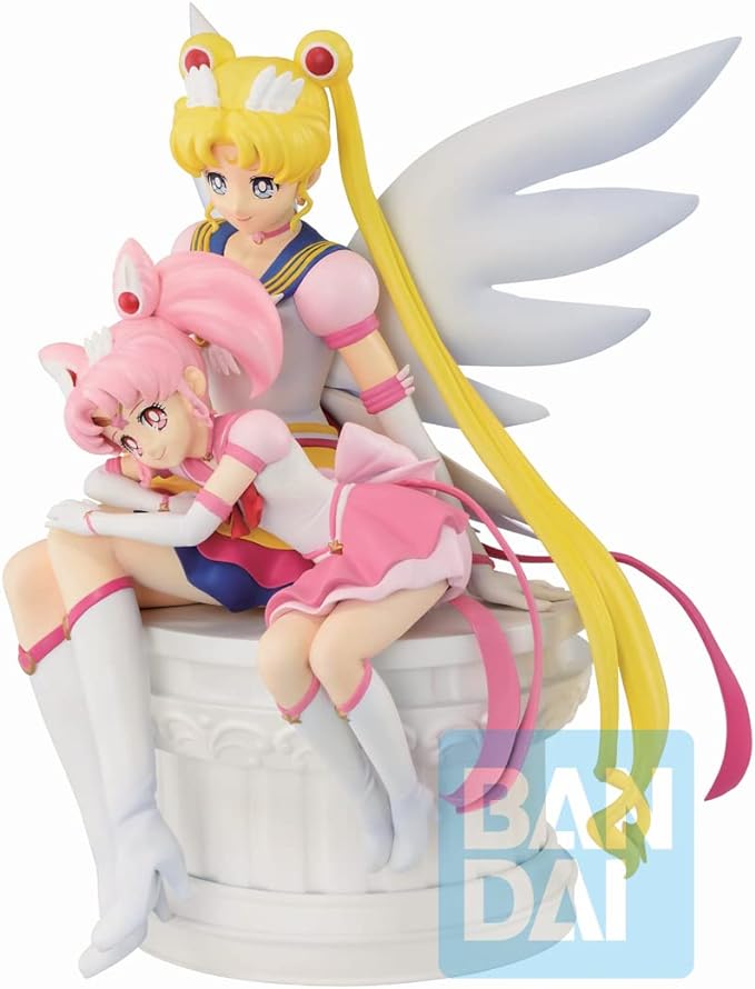 Ichibansho Figure - The Movie Sailor Moon Eternal - Eternal Sailor Moon & Eternal Sailor Chibi Moon (Eternal Sailor Guardians), Bandai Spirits Collectible Statue - Figurio