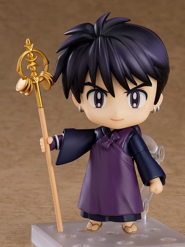 Good Smile Inuyasha: Miroku Nendoroid Action Figure, Multicolor - Figurio