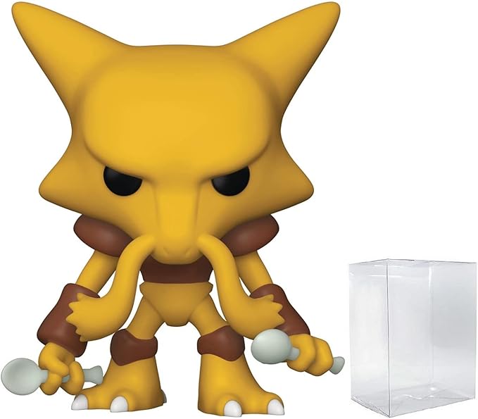 Pokemon - Alakazam Pop! Vinyl Figure (Bundled with Compatible Pop Box Protector Case) - Figurio