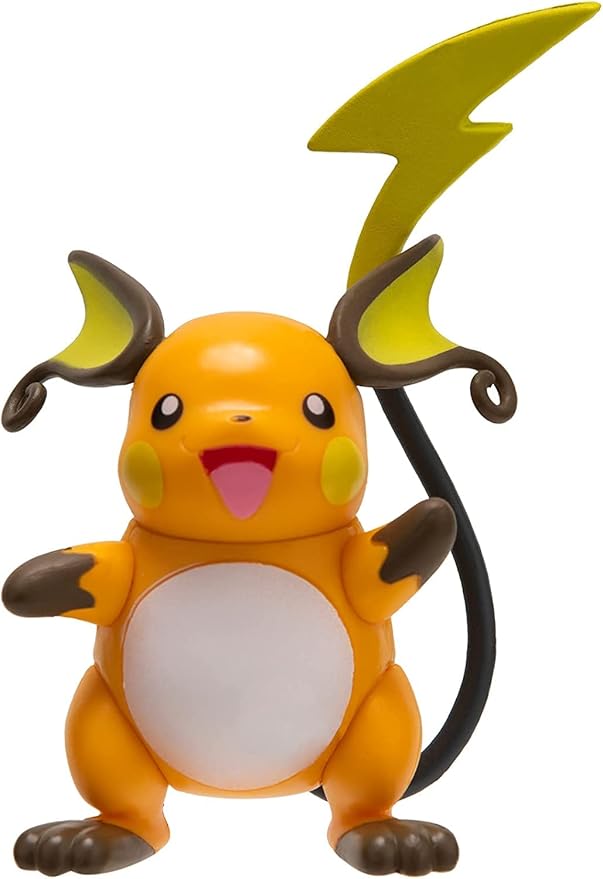 Pokémon Battle Figure 8 Pack - Features 2-Inch Pikachu, Eevee, Appletun, Growlithe, Mimikyu, Togepi, 3-Inch Raichu & Hawlucha - Authentic Details - Figurio