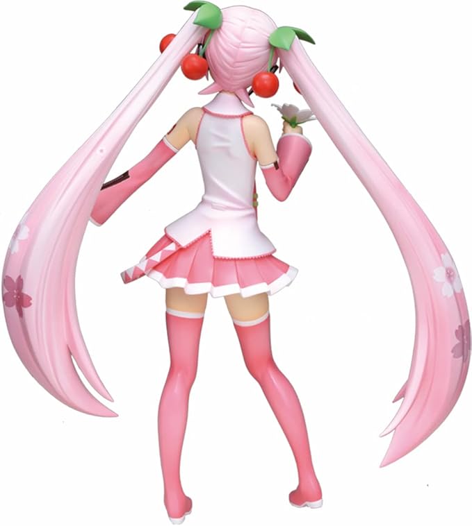 Sega Hatsune Miku Super Premium Action Figure Sakura Miku, 9" - Figurio