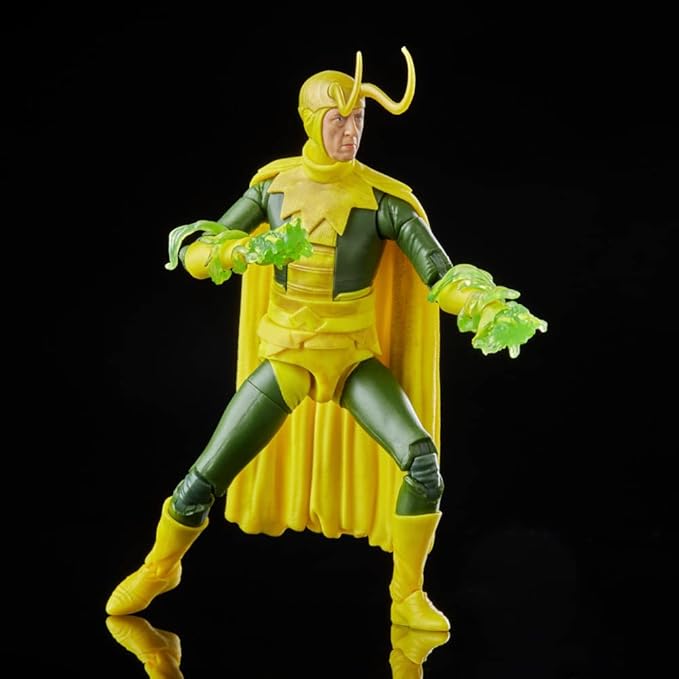 Marvel Legends Series MCU Disney Plus Classic Loki Action Figure 6-inch Collectible Toy, 5 Accessories and 1 Build-A-Figure Part - Figurio