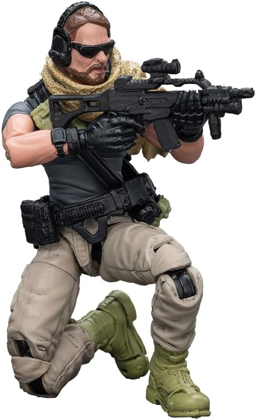 JOYTOY 1/18 Action Figures Sack Mercenaries The Sharpshooter Soldiers Collection Models Christmas Birthday Gifts - Figurio